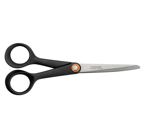 Tesoura Universal Preta Functional Form 17 cm | Fiskars