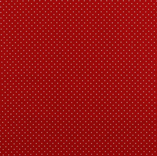 Tecido de Algodão Pintinhas Vermelho | Poppy