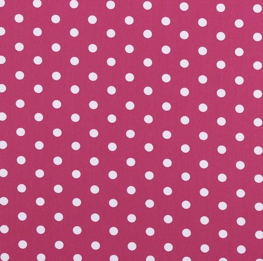 Tecido de Algodão Bolas Ø8 mm Rosa Pink | Poppy