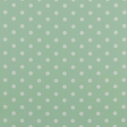 Tecido de Algodão Bolas Ø8 mm Menta | Poppy