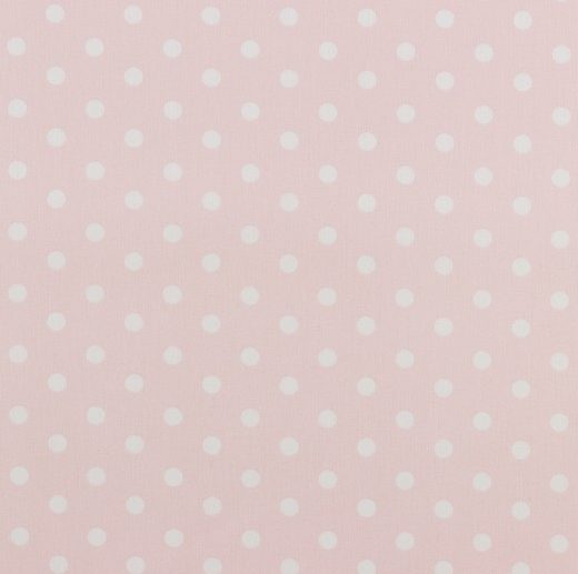 Tecido de Algodão Bolas Ø8 mm Rosa Claro | Poppy
