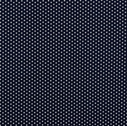 Tecido de Algodão Estrelinhas Azul Escuro/Navy | Poppy
