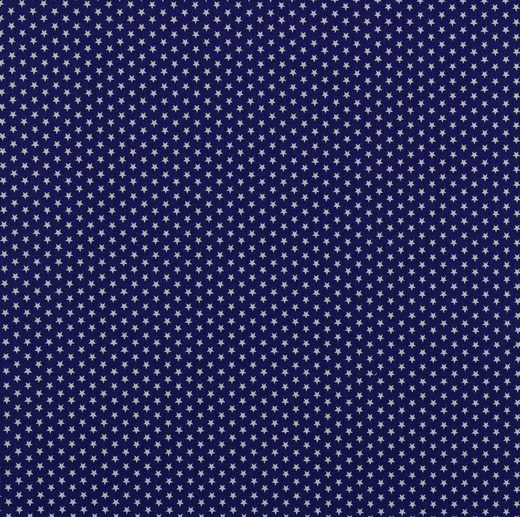 Tecido de Algodão Estrelinhas Azul Cobalt | Poppy