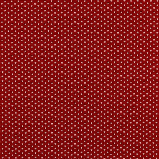 Tecido de Algodão Estrelinhas Vermelho | Poppy