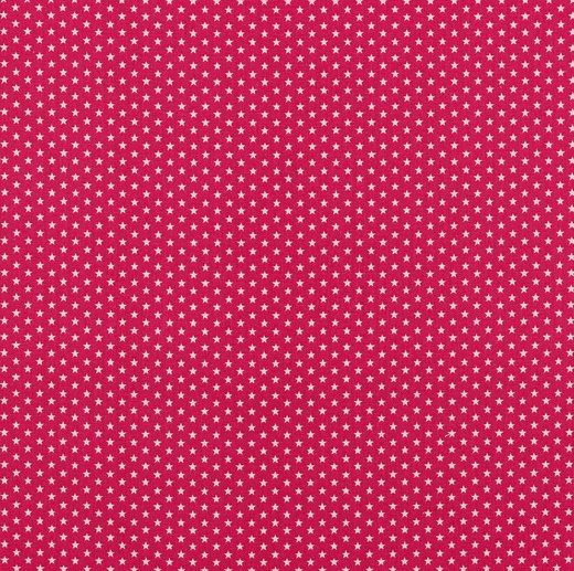 Tecido de Algodão Estrelinhas Rosa Pink | Poppy