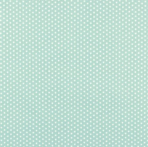 Tecido de Algodão Estrelinhas Menta | Poppy