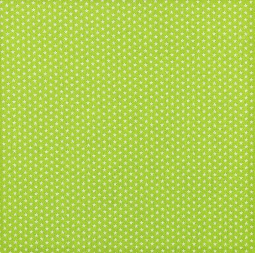 Tecido de Algodão Estrelinhas Verde | Poppy