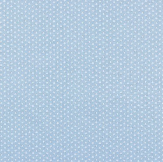 Tecido de Algodão Estrelinhas Azul Claro | Poppy