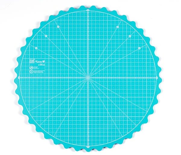 Base de Corte Circular Rotativa Menta Ø35 cm | Prym Love