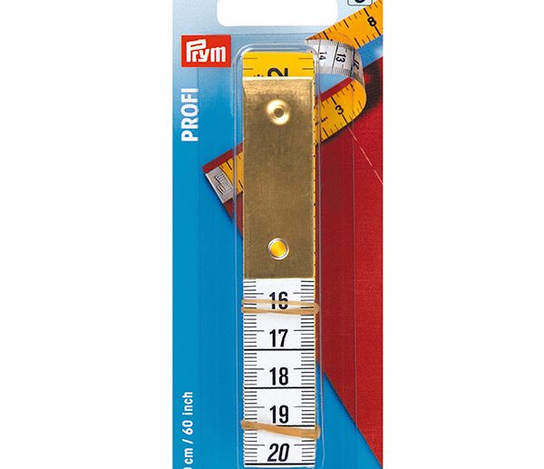 Fita Métrica Profissional com Placa Metálica Ilhós 150 cm/60″ | Prym