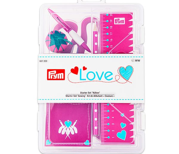 Kit Completo Iniciante Costura Rosa Fúchsia | Prym Love