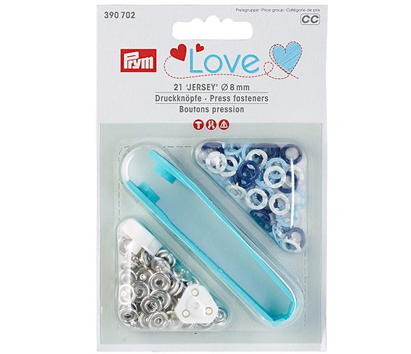 Kit Molas de Pressão Azul Ø8 mm | Prym Love