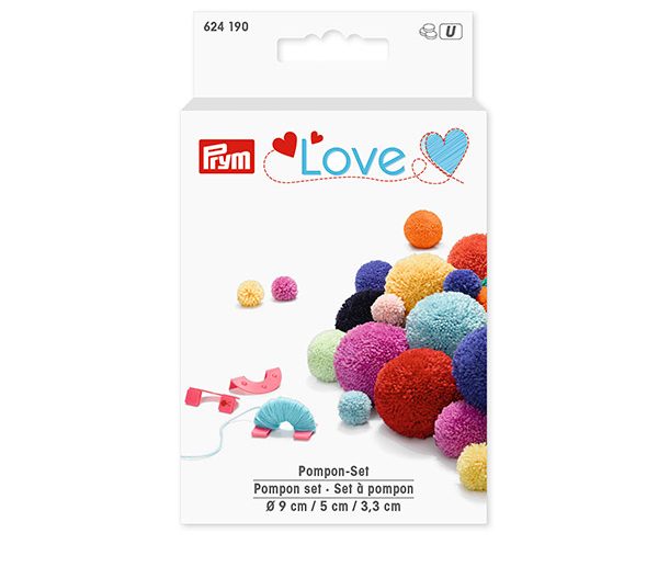 Kit para fazer Pompons 3 tamanhos | Prym Love