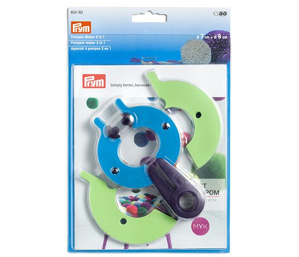 Kit para fazer Pompons 2 em 1 L Ø7 & 9 cm | Prym