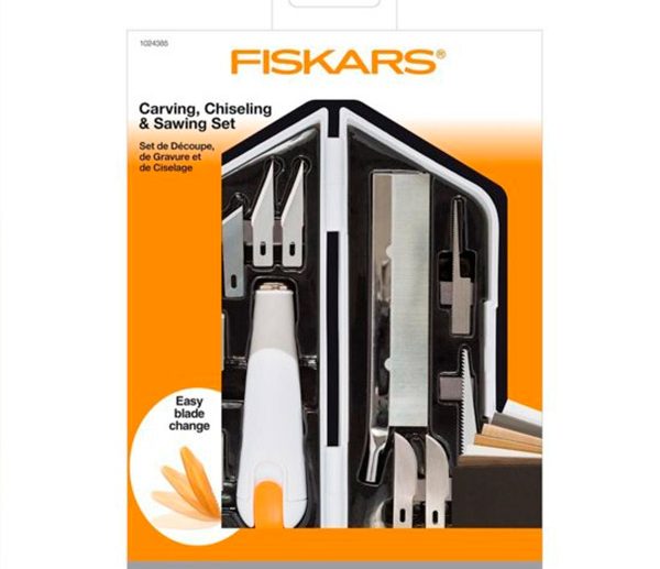 Kit Premium Lâminas Cravar/Esculpir/Serrar | Fiskars