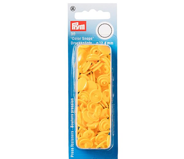 Molas de Pressão Plástico Amarelo Ø12.4 mm Color Snaps | Prym