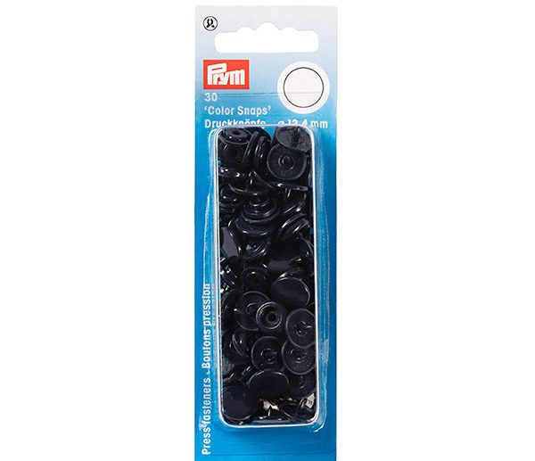 Molas de Pressão Plástico Azul Marinho Ø12.4 mm Color Snaps | Prym