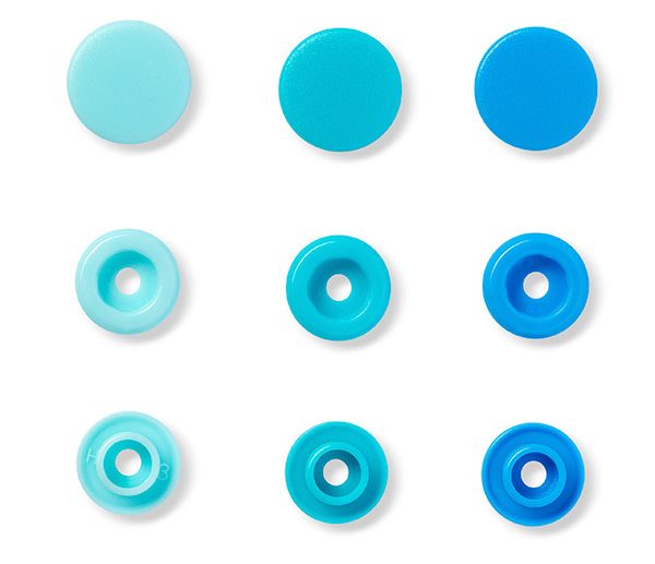 Molas de Pressão Plástico Azul Ø12.4 mm Color Snaps | Prym Love