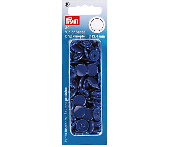 Molas de Pressão Plástico Azul Real Ø12.4 mm Color Snaps | Prym