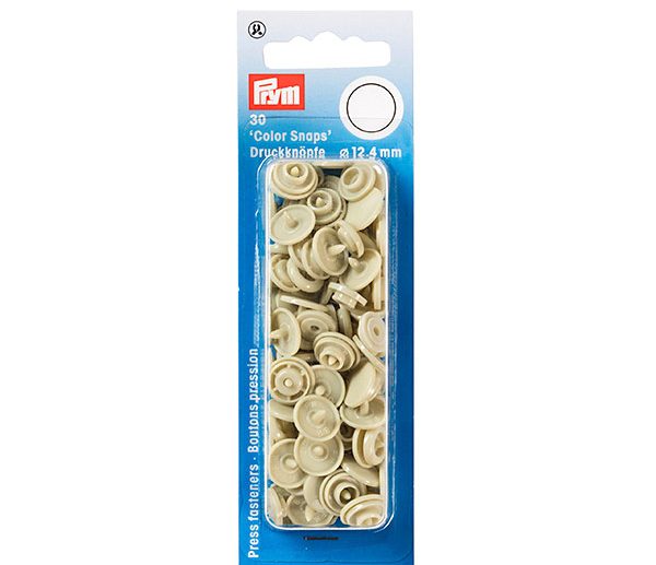 Molas de Pressão Plástico Bege Ø12.4 mm Color Snaps | Prym