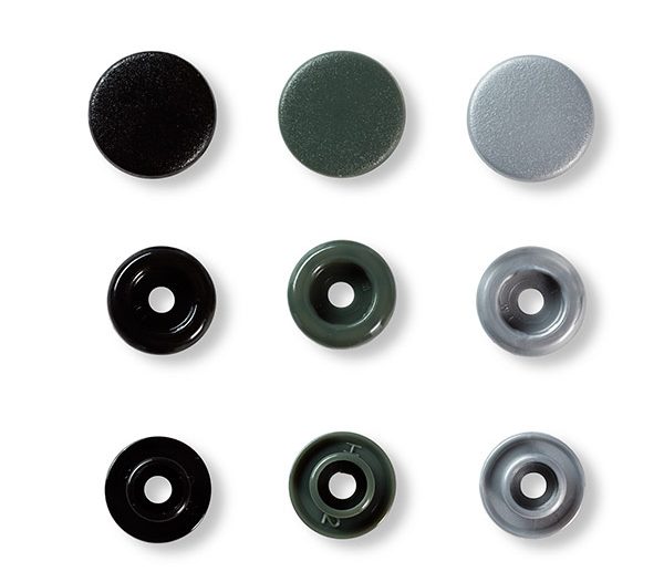 Molas de Pressão Plástico Cinza Ø12.4 mm Color Snaps | Prym Love