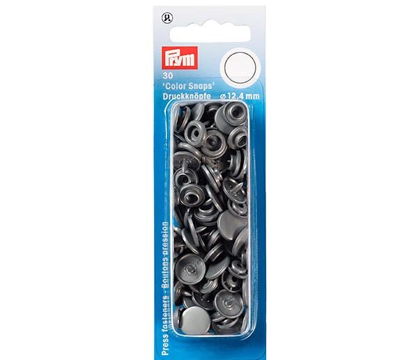 Molas de Pressão Plástico Cinza Prateado Ø12.4 mm Color Snaps | Prym