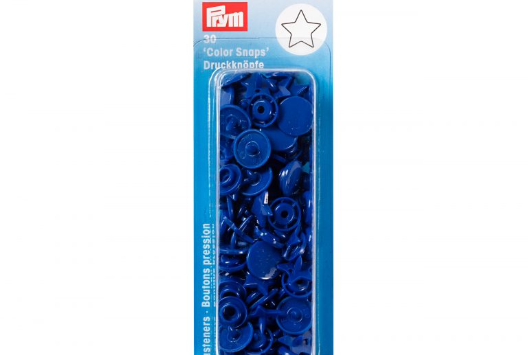 Molas de Pressão Plástico Estrela Azul Real Color Snaps | Prym