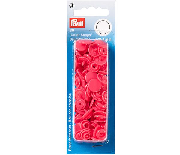 Molas de Pressão Plástico Framboesa Ø12.4 mm Color Snaps | Prym