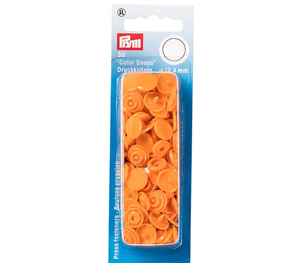 Molas de Pressão Plástico Laranja Ø12.4 mm Color Snaps | Prym