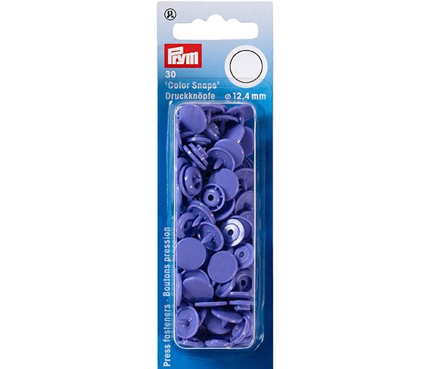Molas de Pressão Plástico Lilás Ø12.4 mm Color Snaps | Prym