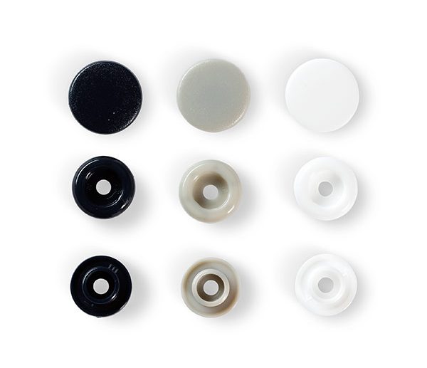 Molas de Pressão Plástico Navy/Cinza/Branco Ø12.4 mm Color Snaps | Prym Love
