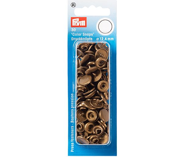 Molas de Pressão Plástico Ouro Ø12.4 mm Color Snaps | Prym