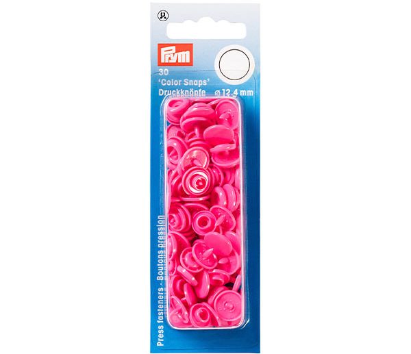 Molas de Pressão Plástico Rosa Fúchsia Ø12.4 mm Color Snaps | Prym