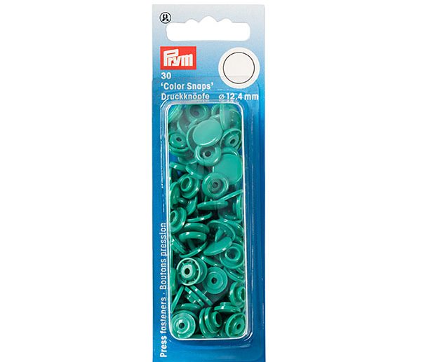 Molas de Pressão Plástico Verde Ø12.4 mm Color Snaps | Prym