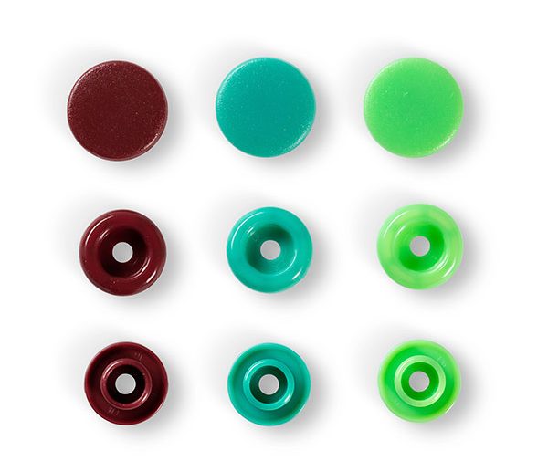 Molas de Pressão Plástico Verde/Castanho Ø12.4 mm Color Snaps | Prym Love