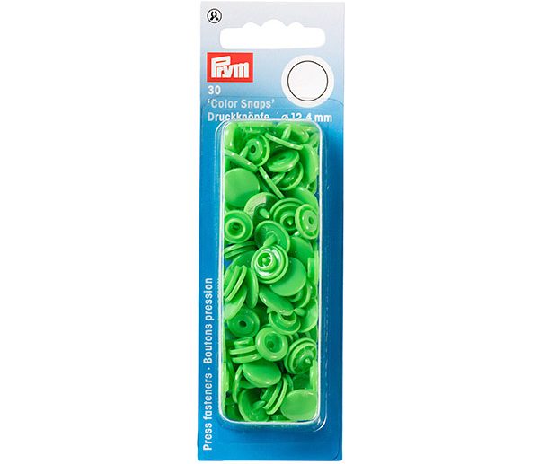 Molas de Pressão Plástico Verde Claro Ø12.4 mm Color Snaps | Prym