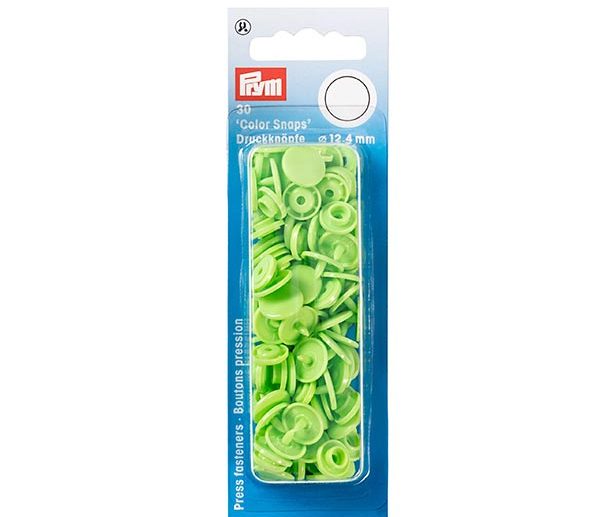 Molas de Pressão Plástico Verde Maçã Ø12.4 mm Color Snaps | Prym