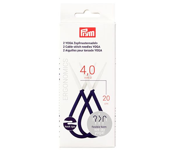 Pack 2 Agulhas de Tricot Ergonómicas YOGA 4mm | Prym