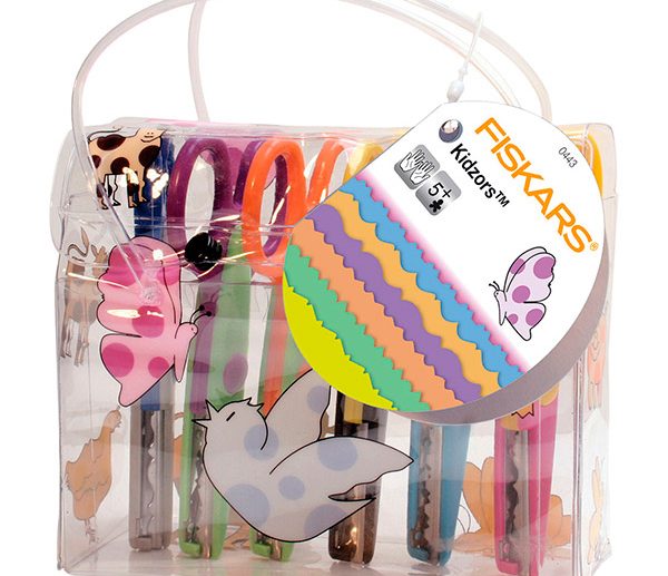 Pack 6 Tesouras Criança Kidzors Efeitos Dentados | Fiskars