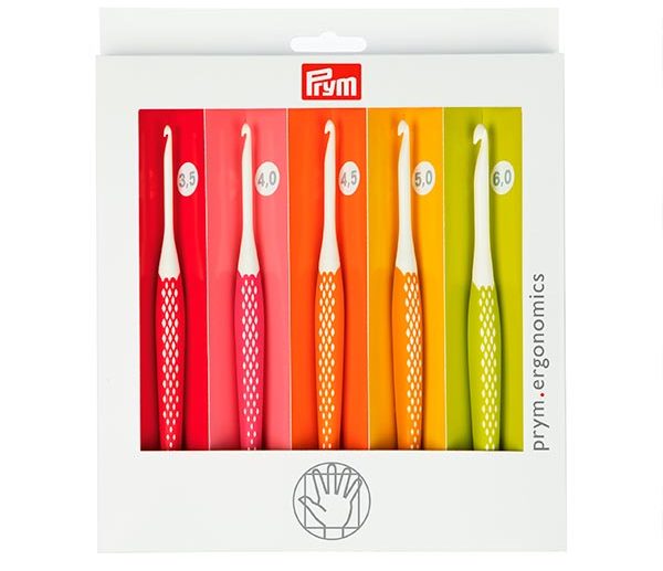 Pack Agulhas de Crochet Lã Ergonómicas 3.5-6 mm | Prym