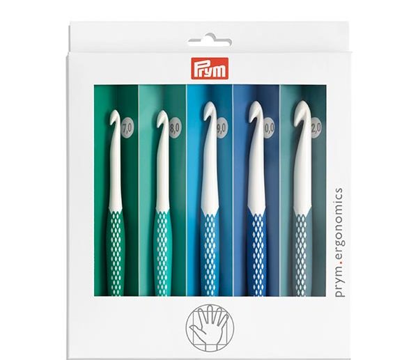 Pack Agulhas de Crochet Lã Ergonómicas 7-12 mm | Prym