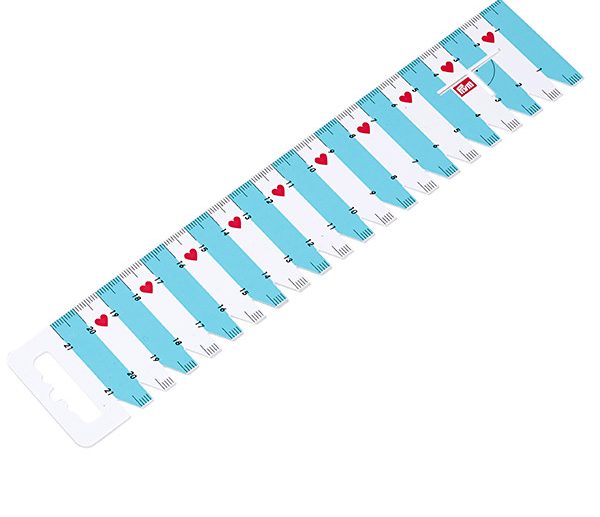 Régua Mão Contar Pontos Menta 4.5 x 23 cm | Prym Love