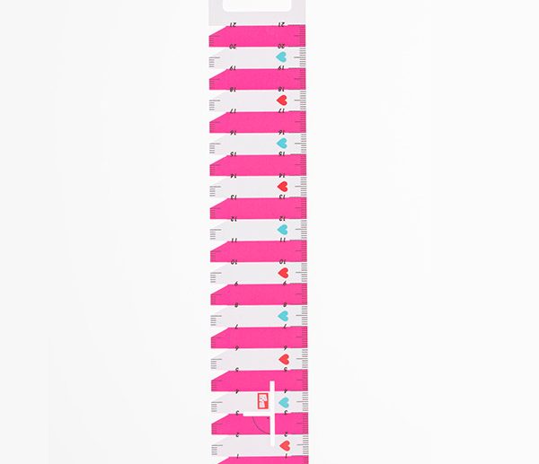 Régua Mão Contar Pontos Rosa 4.5 x 23 cm | Prym Love