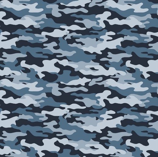Tecido Camuflado Tropa Azul Claro | Poppy