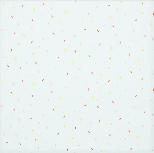 Tecido com Glitter Festim Risquinhas Branco | Poppy