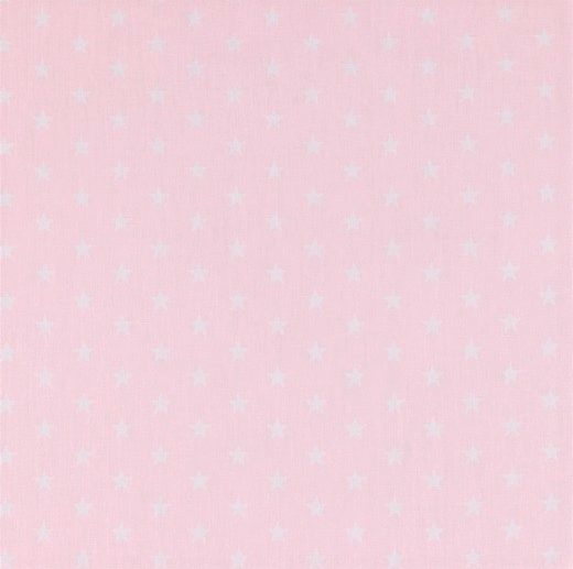 Tecido de Algodão Estrelas Rosa Claro | Poppy