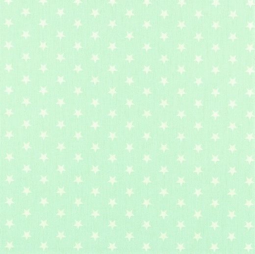 Tecido de Algodão Estrelas Menta | Poppy