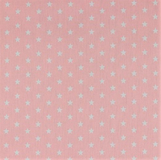 Tecido de Algodão Estrelas Rosa | Poppy