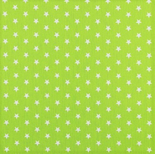 Tecido de Algodão Estrelas Verde Lima | Poppy