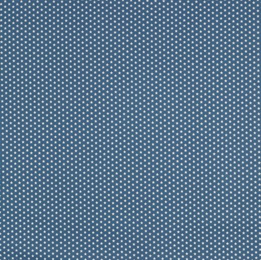 Tecido de Algodão Estrelinhas Azul | Poppy